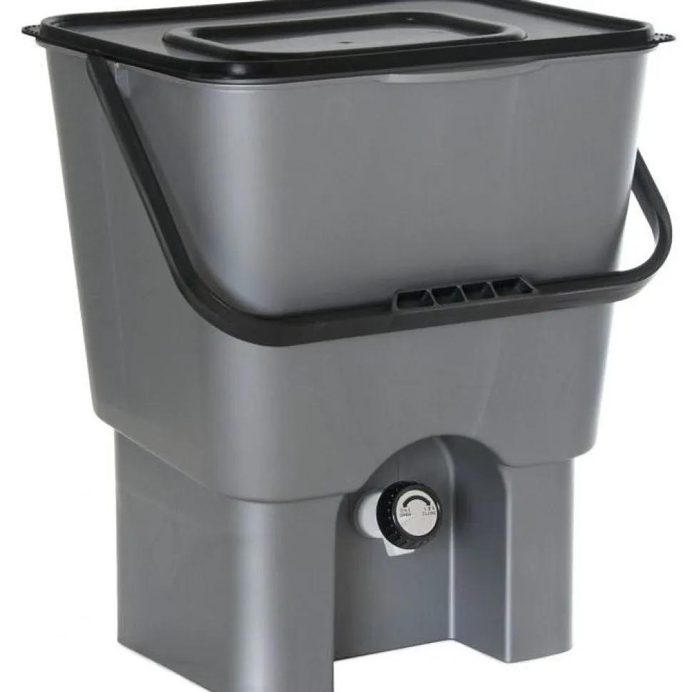 Keittiökomposti Greenline Urban Garden 15 L harmaa