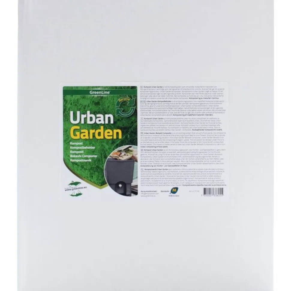 Keittiökomposti Greenline Urban Garden 15 L harmaa
