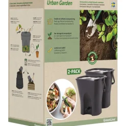 Keittiökomposti Greenline Urban Garden 2.0 2-pack
