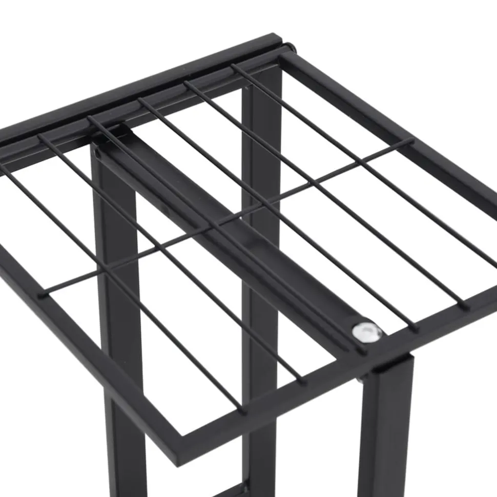 4-kerroksinen kukkateline 43x22x76 cm valkoinen metalli