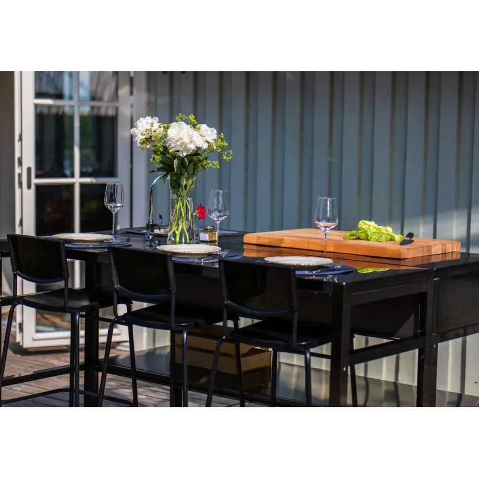 Kesäkeittiö Myoutdoorkitchen Nordic Line Stavanger, musta