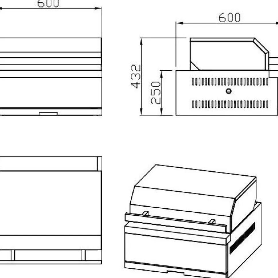 Kesäkeittiön hiiligrillimoduuli Myoutdoorkitchen, sivukeittimellä, 120cm, ruostumaton teräs