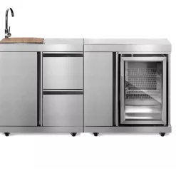 Kesäkeittiön jääkaappi- ja allasmoduuli Myoutdoorkitchen 63 l,