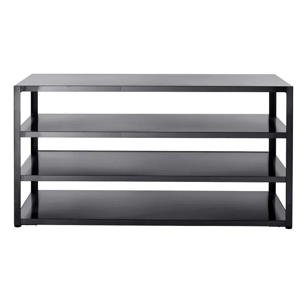 Kesäkeittiön työtasomoduuli hyllyillä Myoutdoorkitchen 180 cm musta