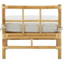 Keskimoduuli Venture Home Cane -sohvaan, luonnollinen bambu/vaaleanharmaa