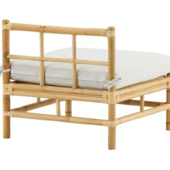 Keskimoduuli Venture Home Cane -sohvaan, luonnollinen bambu/vaaleanharmaa