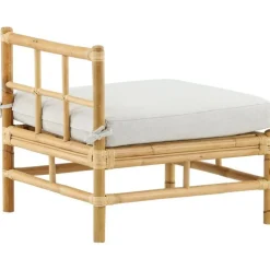 Keskimoduuli Venture Home Cane -sohvaan, luonnollinen bambu/vaaleanharmaa