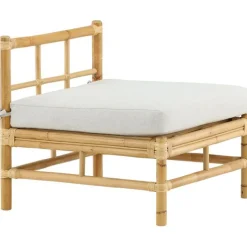 Keskimoduuli Venture Home Cane -sohvaan, luonnollinen bambu/vaaleanharmaa
