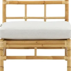 Keskimoduuli Venture Home Cane -sohvaan, luonnollinen bambu/vaaleanharmaa