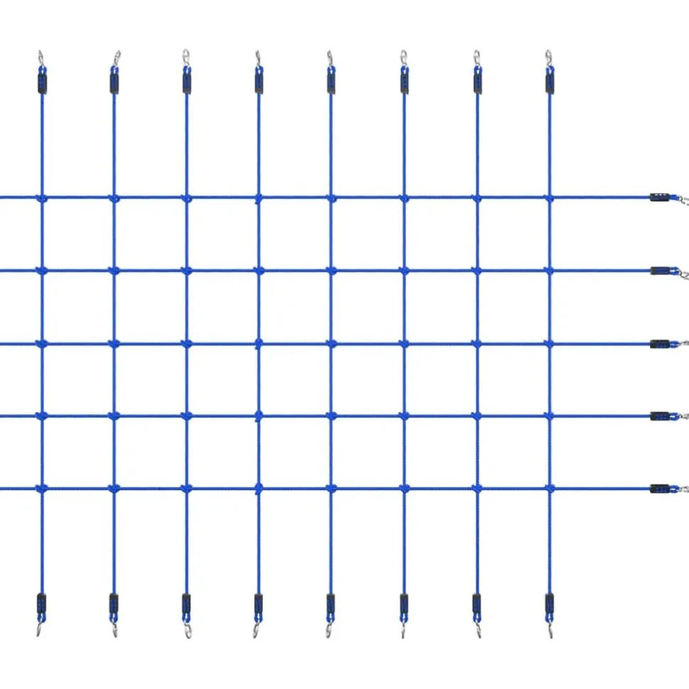 Kiipeilyverkko 200x150 cm sininen