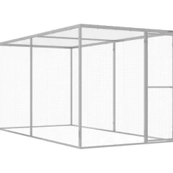Kissahäkki 3x1,5x1,5 m galvanoitu teräs