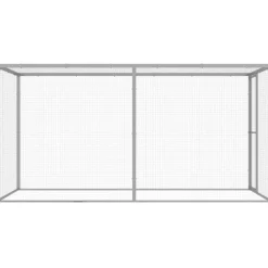Kissahäkki 3x1,5x1,5 m galvanoitu teräs