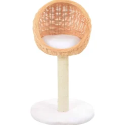 Kissan kiipeilypuu sisal-pylväällä luonnollinen paju (70726)