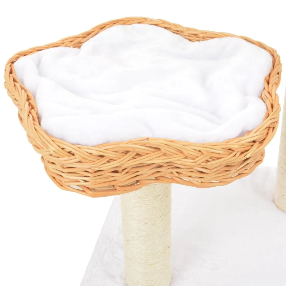 Kissan kiipeilypuu sisal-pylväällä luonnollinen paju (70725)