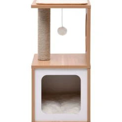 Kissan kiipeilypuu sisal-raapimismatolla 60 cm