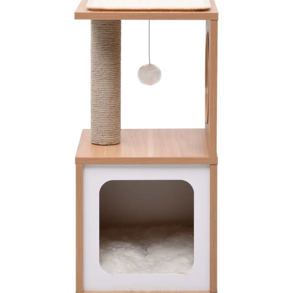 Kissan kiipeilypuu sisal-raapimismatolla 60 cm