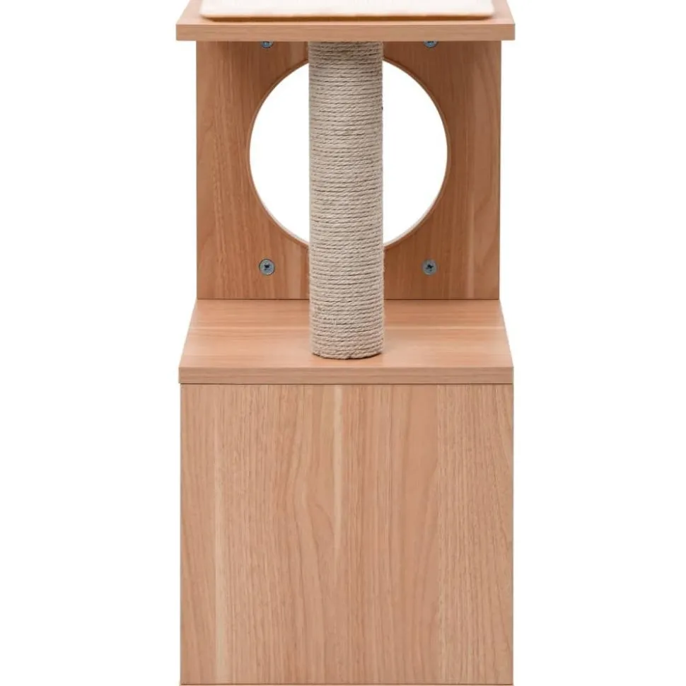 Kissan kiipeilypuu sisal-raapimismatolla 60 cm