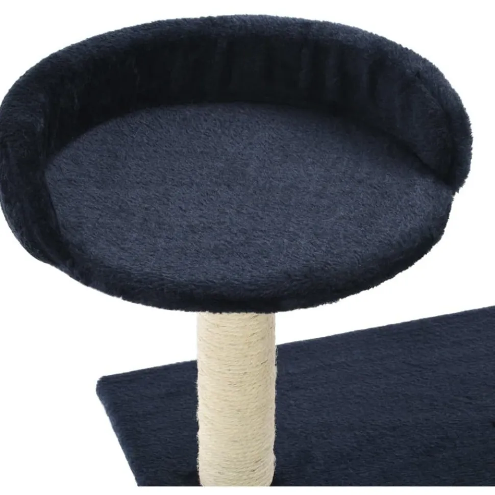 Kissan raapimispuu, sisal-pylväillä, 95cm, tummansininen