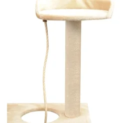 Kissan raapimispuu, sisal-pylväillä, 1 pesällä, 150cm, beige