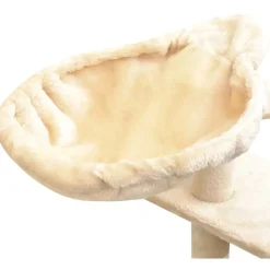 Kissan raapimispuu, sisal-pylväillä, 1 pesällä, 150cm, beige