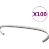 Kivikorien koukut 100kpl galvanoitu teräs 10cm