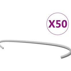 Kivikorien koukut 50kpl galvanoitu teräs 30cm