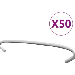 Kivikorien koukut 50kpl galvanoitu teräs 15cm