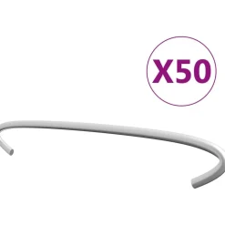Kivikorien koukut 50kpl galvanoitu teräs 20cm
