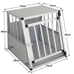 Koiran kuljetushäkki Trekker S 60 x 54 x 69 cm