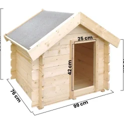 Koirankoppi Timbela M401, 80x99x76cm