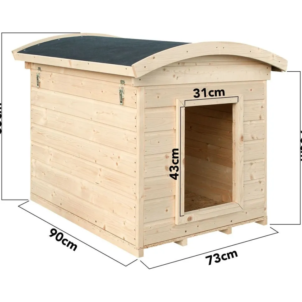 Koirankoppi Timbela M405, 85x73x90cm