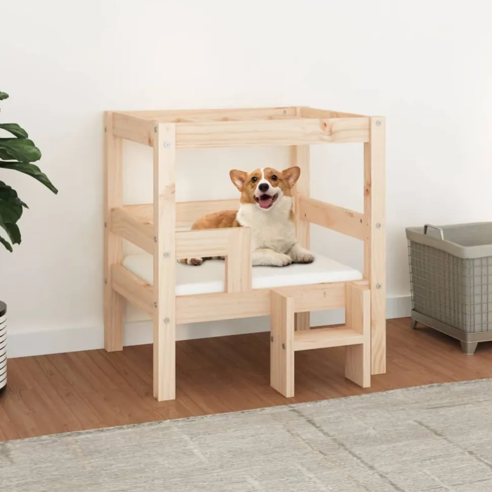 Koiransänky 55-105x53-83x60-100cm, mänty, eri värejä ja kokoja