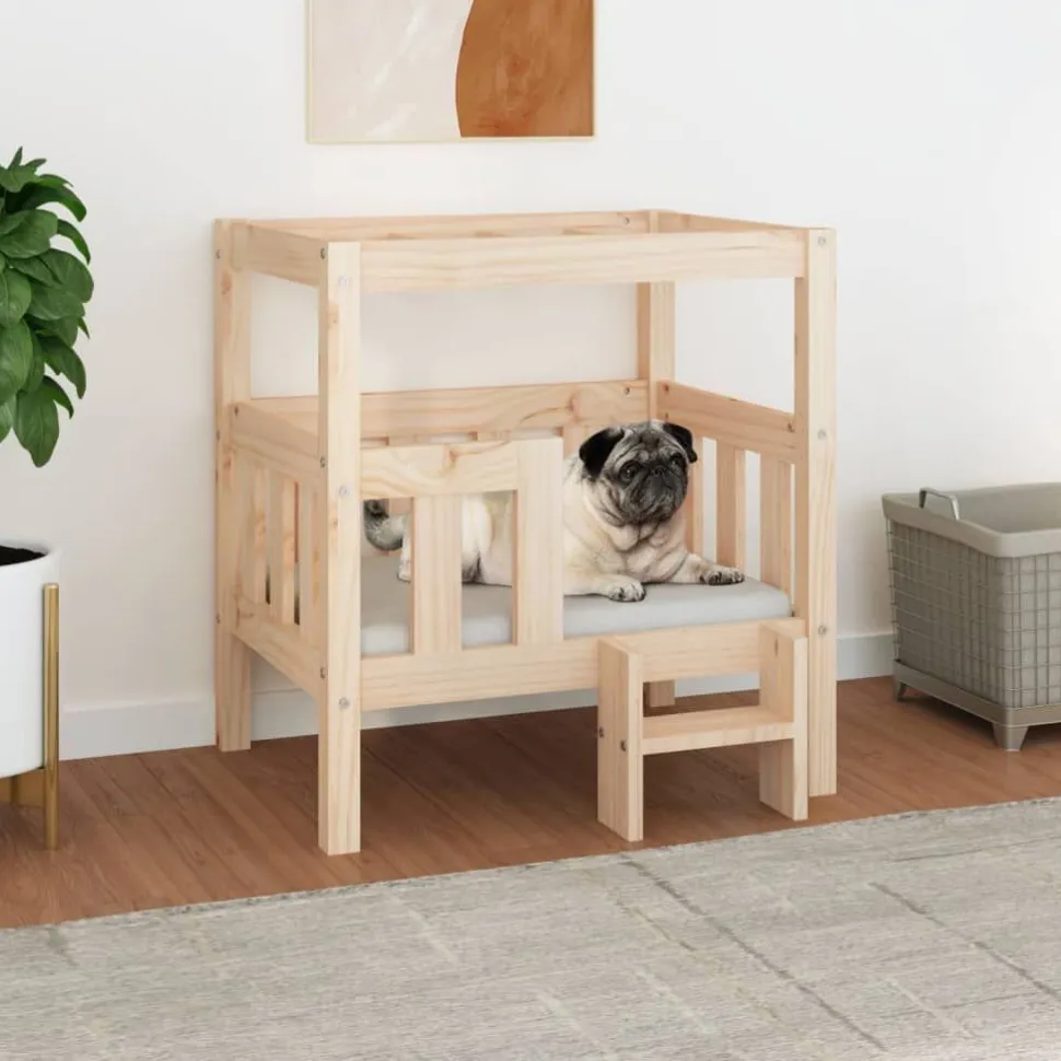 Koiransänky 55-105x53-83x60-100cm, mänty, eri värejä ja kokoja