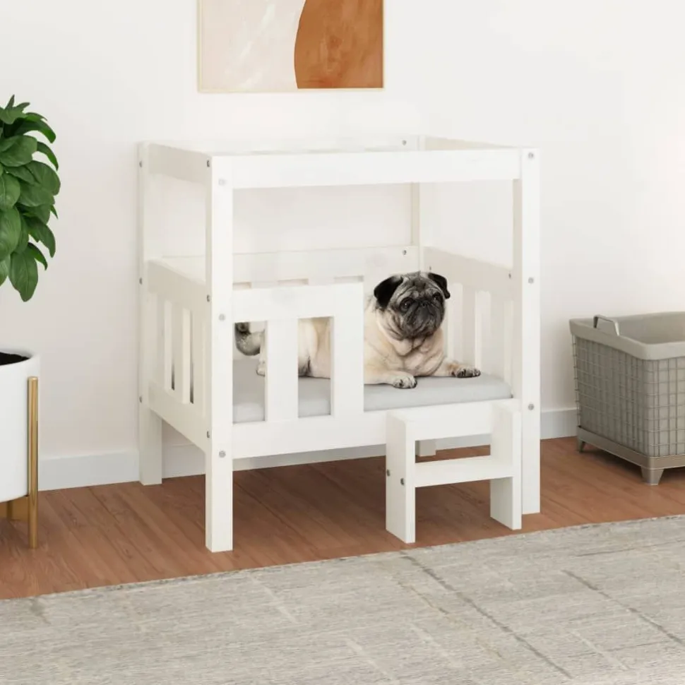 Koiransänky 55-105x53-83x60-100cm, mänty, eri värejä ja kokoja