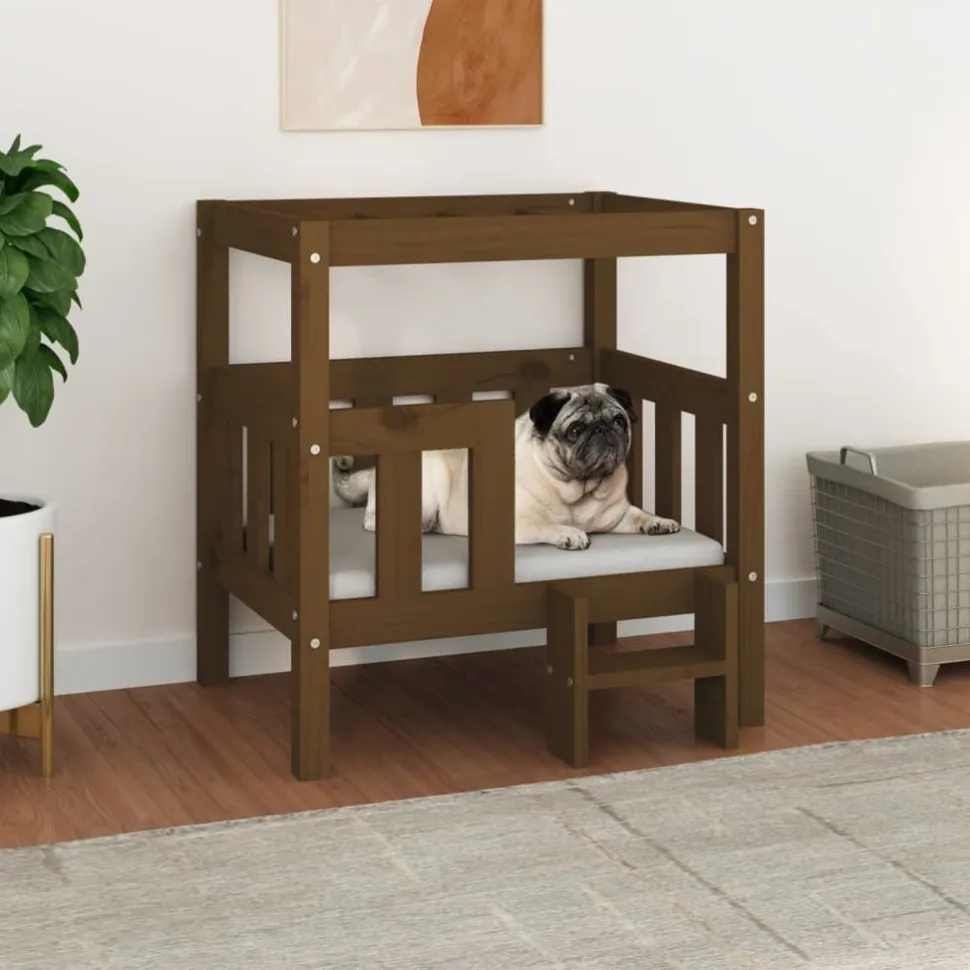 Koiransänky 55-105x53-83x60-100cm, mänty, eri värejä ja kokoja