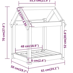 Koiransänky 61-111x50-80x70-100cm, mänty, eri kokoja ja värejä
