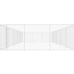 Koiratarha, galvanoitu teräs, 950x570x185cm