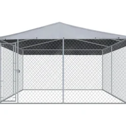 Koiratarha katoksella, 3,8x3,8x2,4m