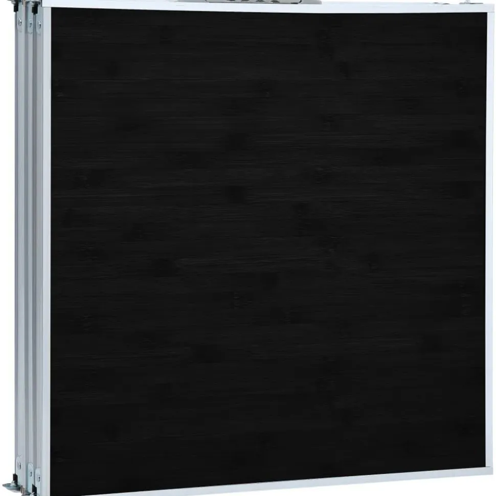 Kokoontaitettava retkipöytä harmaa alumiini 180x60 cm