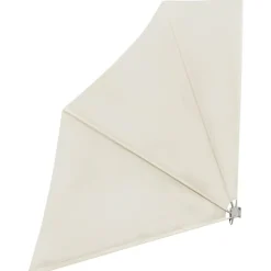 Kokoontaittuva parvekkeen sivumarkiisi kerma 140x140 cm