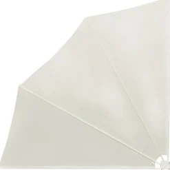 Kokoontaittuva parvekkeen sivumarkiisi kerma 140x140 cm