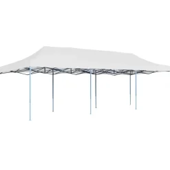 Kokoontaittuva pop-up juhlateltta 3 x 9 m valkoinen