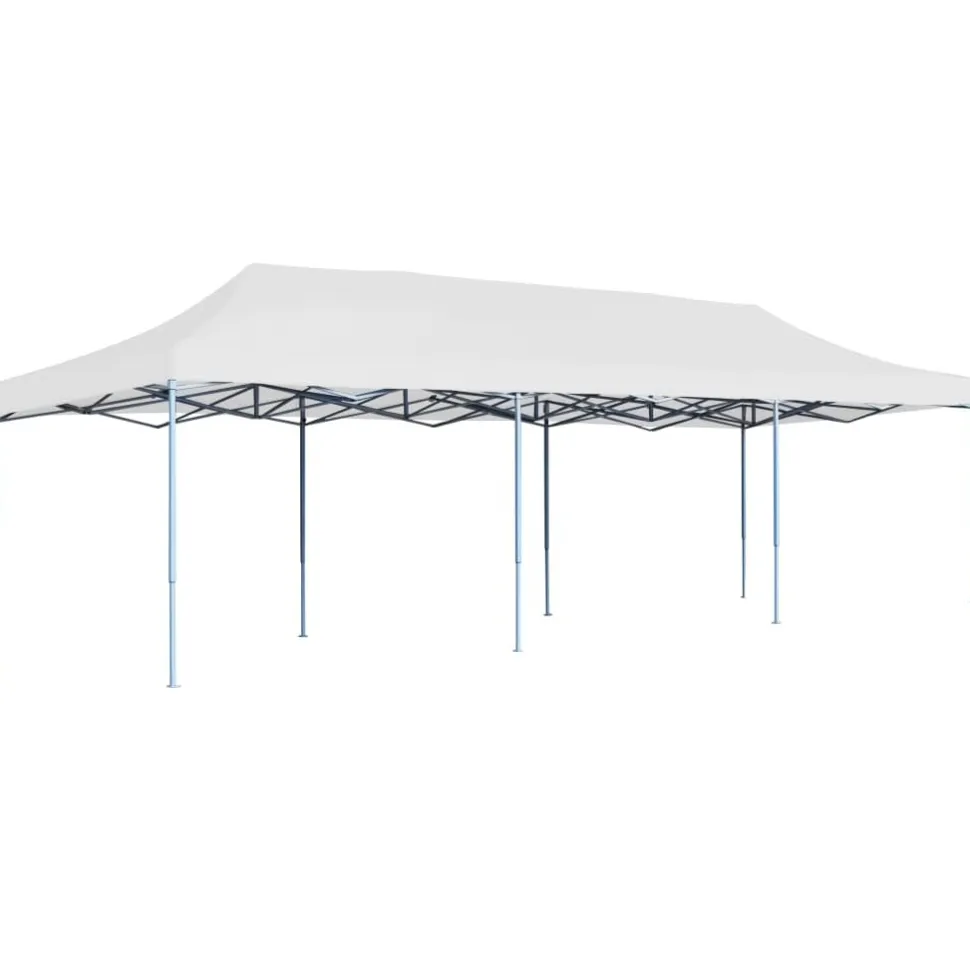 Kokoontaittuva pop-up juhlateltta 3 x 9 m valkoinen