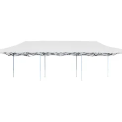 Kokoontaittuva pop-up juhlateltta 3 x 9 m valkoinen
