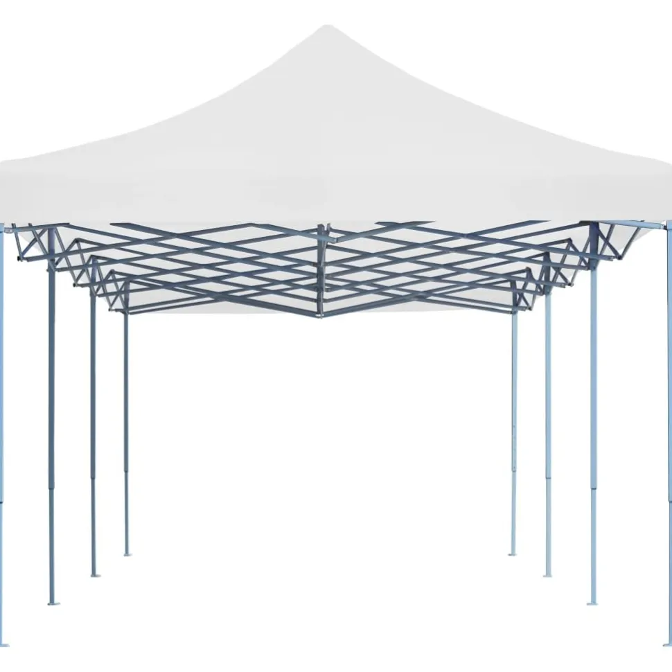 Kokoontaittuva pop-up juhlateltta 3 x 9 m valkoinen