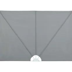 Kokoontaittuva terassin sivumarkiisi harmaa 400x200 cm