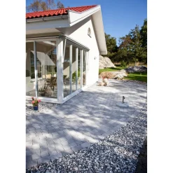 Koristekivi Benders Merikivi 16-32 mm 800 kg suursäkki mustavalkoinen