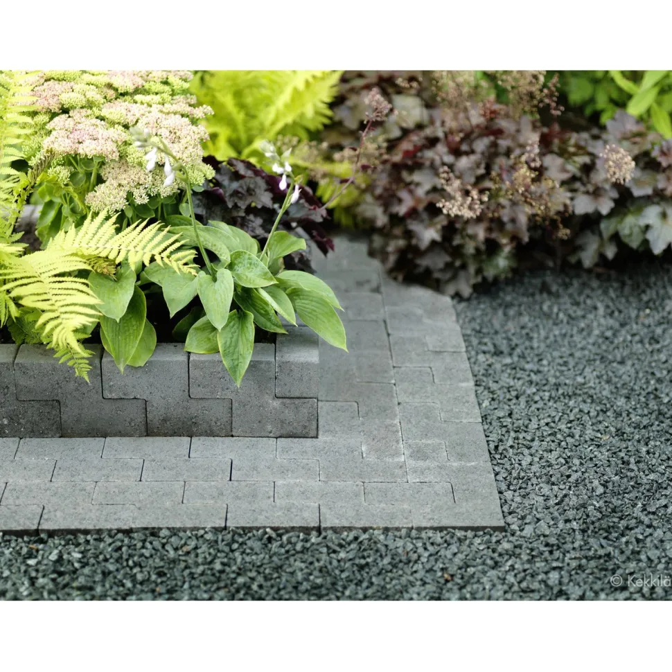 Koristekivi Kekkilä Musta Diabaasi 8-12 mm 42 säkkiä x 25 kg lava 1050 kg