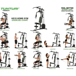 Kotikuntosali Tunturi HG10 Home Gym 45 kg