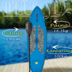 Kova SUP-lauta Deep Sea 290cm